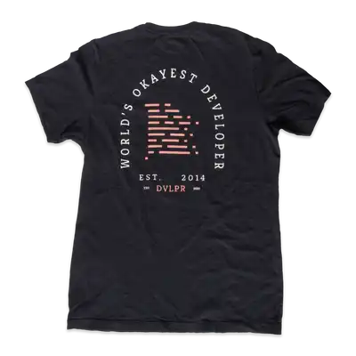 World's Okayest Developer T-shirt