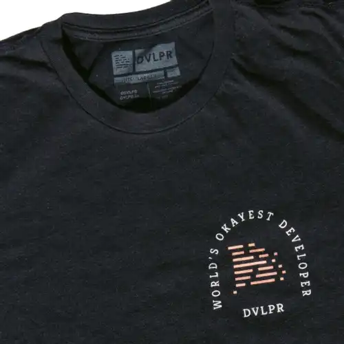 World's Okayest Developer T-shirt