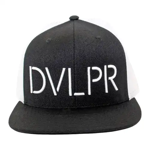 DVLPR Snapback - White/Black